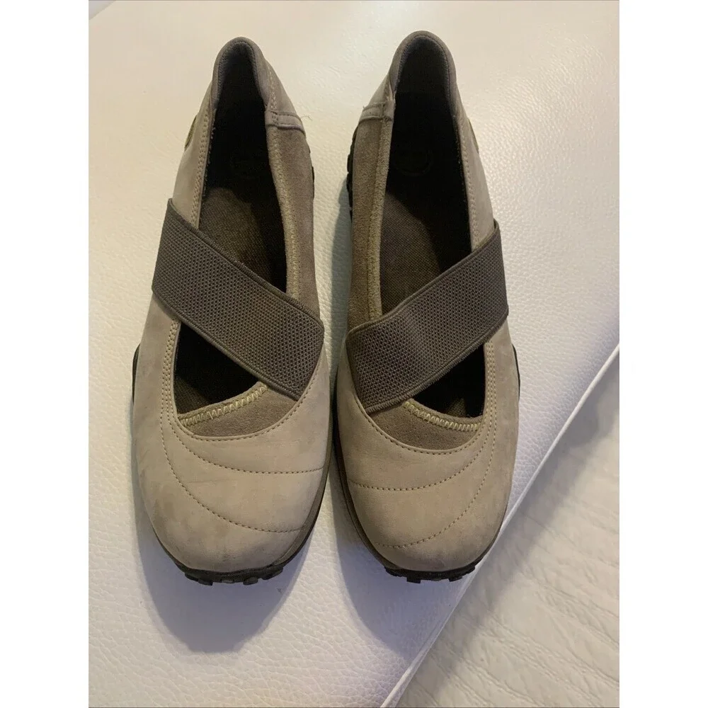 ✿ TIMBERLAND Smart Comfort Sand Nubuck Leather Mary-Janes 7.5
